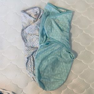 2 large Swaddleme Swaddles